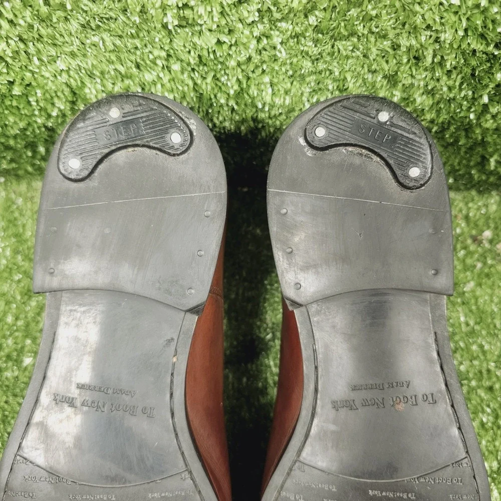 To Boot New York Double Monk Strap Brown Leather Dress Shoes Mens Size‎ 11.5